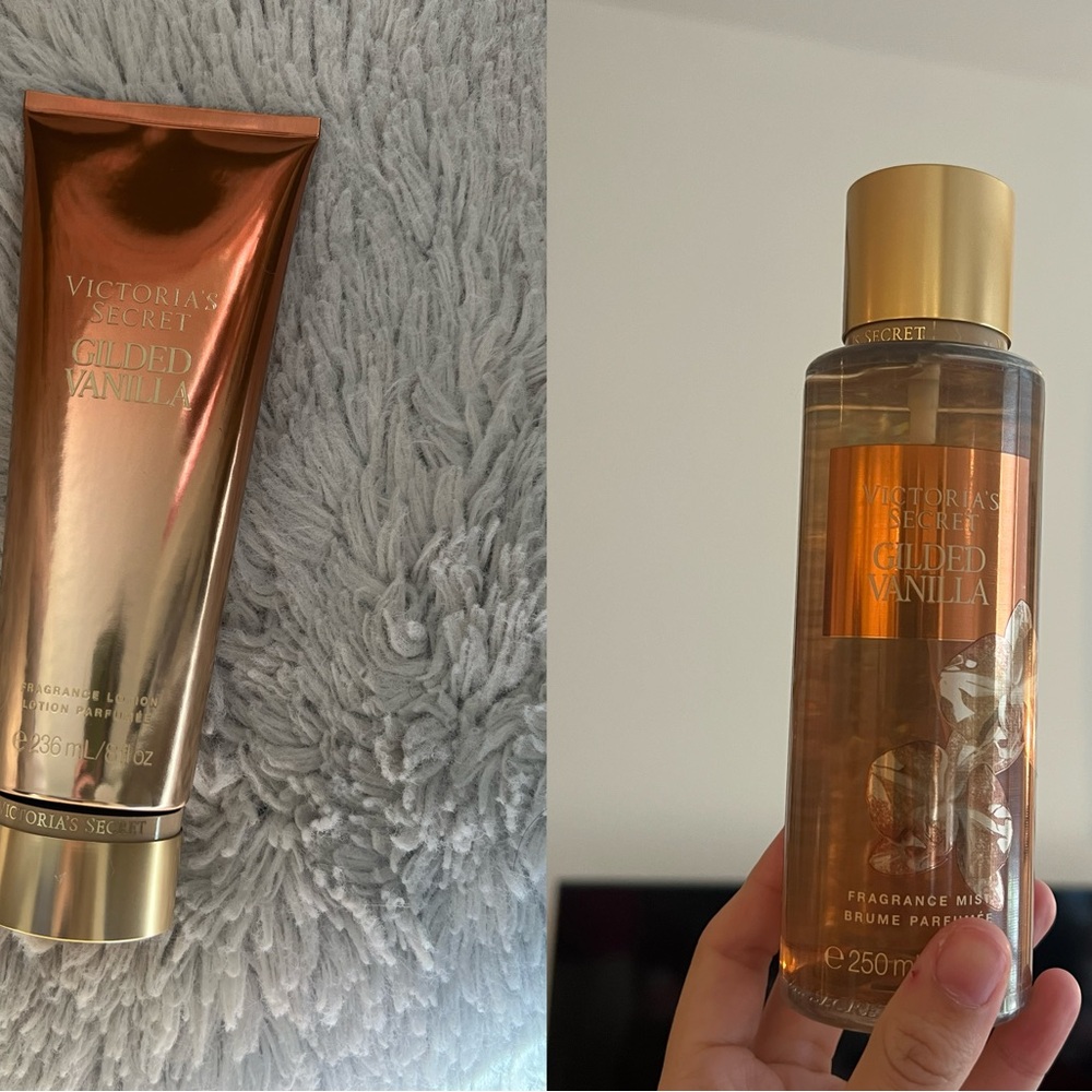 VICTORIA’S SECRET GILDED VANILLA BODY LOTION & SPRAY